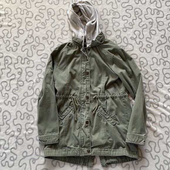 Hollister Jackets & Coats Hollister Army Green Field Jacket Poshmark